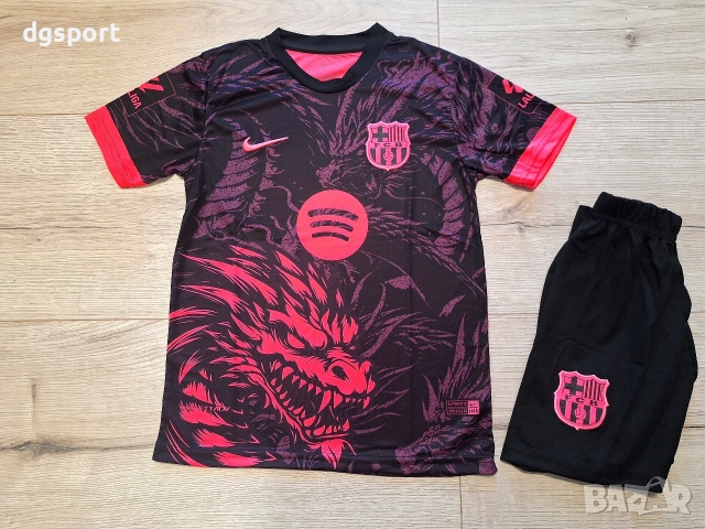 Детски флуоресцентен футболен екип на Барселона #Ламин Ямал #10!, снимка 2 - Футбол - 52066187
