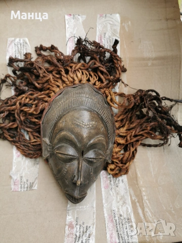 Африкански маски Чокве, снимка 3 - Антикварни и старинни предмети - 53899941