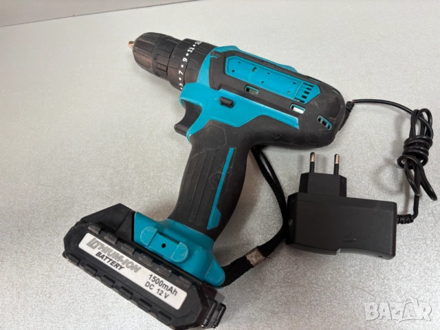 Работещо Винтовертче с батерия и зарядно, снимка 4 - Винтоверти - 53783386