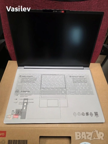 НОВ! Лаптоп Lenovo IdeaPad Slim5 Ryzen 7, 32GB RAM, 1TB, Radeon 680, снимка 2 - Лаптопи за дома - 53501425