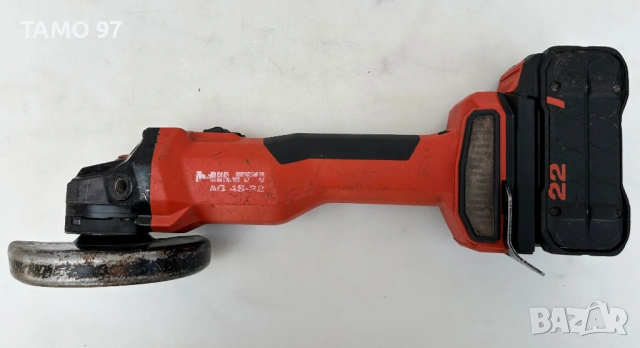 Hilti AG 4S-22 Nuron - Безчетков ъглошлайф с потенциометър 22V 5.10Ah, снимка 2 - Ъглошлайфи - 54045894