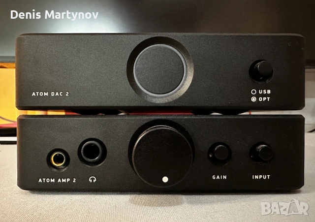 Усилвател за слушалки JDS Labs Atom Amp 2 + Atom DAC 2