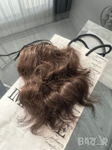 Естествена коса - опашка + подарък БИЖУТА, снимка 1 - Други - 46400208