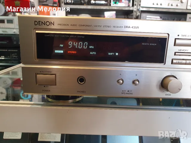 Ресийвър Denon DRA-435R В отлично техническо и визуално състояние., снимка 3 - Ресийвъри, усилватели, смесителни пултове - 47589388