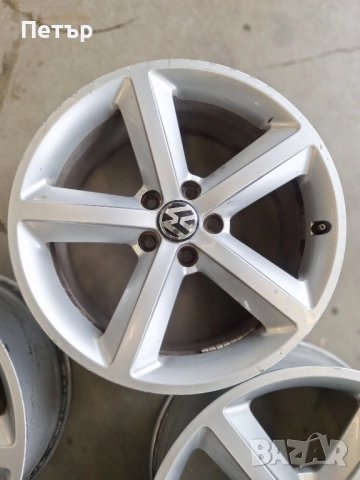 ОРИГИНАЛНИ АЛУМИНИЕВИ ДЖАНТИ ЗА  АУДИ /ФОЛКСВАГЕН-5Х112Х66.6-18 цола, снимка 3 - Гуми и джанти - 51963192
