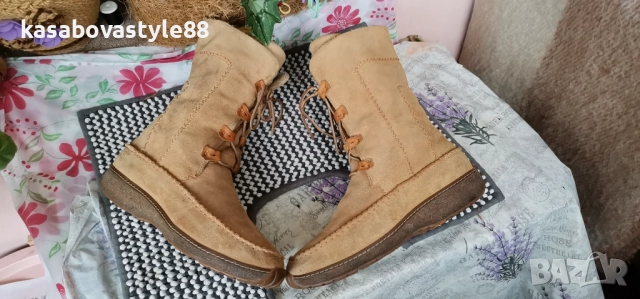Ботуши Timberland 41 н Естествена кожа , снимка 3 - Дамски ботуши - 52794245