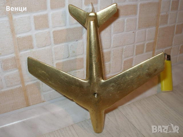 Бронзов Самолет, снимка 11 - Антикварни и старинни предмети - 53602258