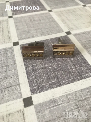 Копчета за ръкавели с камъчета, щипка за вратовръзка, снимка 5 - Други - 50927057