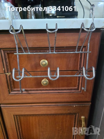 Хромирана поставка за сушене на чаши