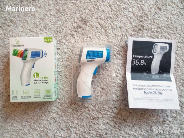 Медицински безконтактен инфрачервен термометър Techniker XL-F02, снимка 2 - Уреди за диагностика - 54098490