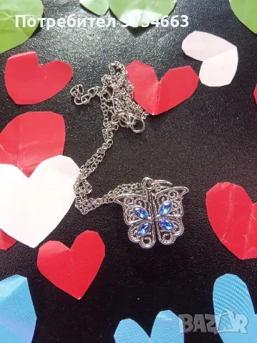 Колие с кристали , снимка 6 - Колиета, медальони, синджири - 49657855