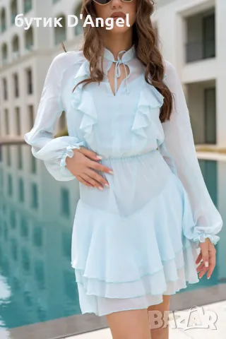 Рокля ADORO AZZURO, снимка 4 - Рокли - 49710650