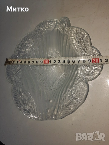 Стъклени орнаменти тип чашки с форма на листа за полилей, снимка 8 - Други - 53748844