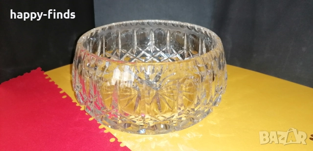 Кристална купа ръчно шлифован оловен кристал, чаши