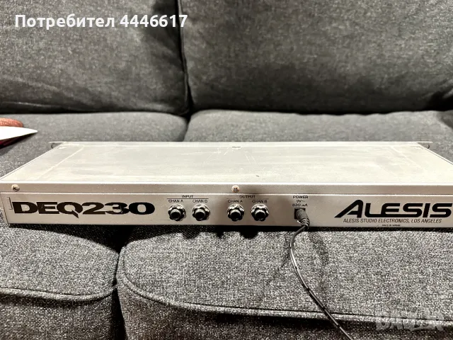 Alesis DEQ230 Еквалайзер EQ Equalizer, снимка 2 - Еквалайзери - 49921941