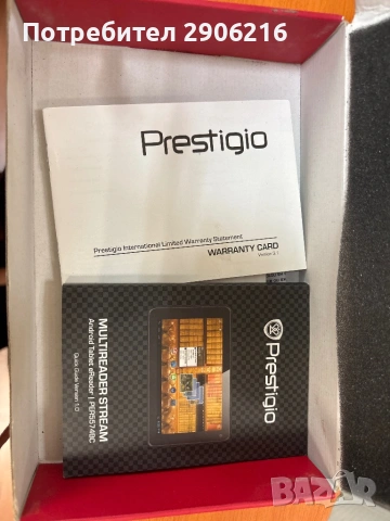 📱 Prestigio MultiReader Stream PER5574BC – Android таблет / e-reader, отлично състояние, снимка 5 - Таблети - 53875806