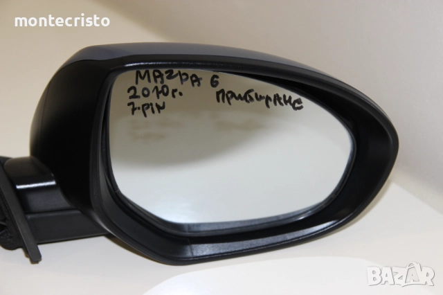 Дясно огледало Mazda 6 GH1 (2008-2013г.) прибиране прибиращо GS1F6912 / 7 пина, снимка 2 - Части - 52184439