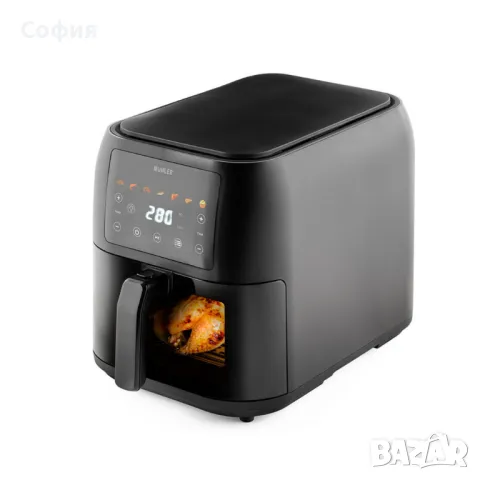 Фритюрник с горещ въздух Muhler MFX-815, 1700W, 8L с подарък книга с 69 рецепти, снимка 2 - Фритюрници - 48224136