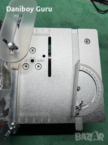 Мини настолен циркуляр, малка дървообработваща електрическа настолна циркулярна машина, снимка 6 - Триони и циркуляри - 52683064