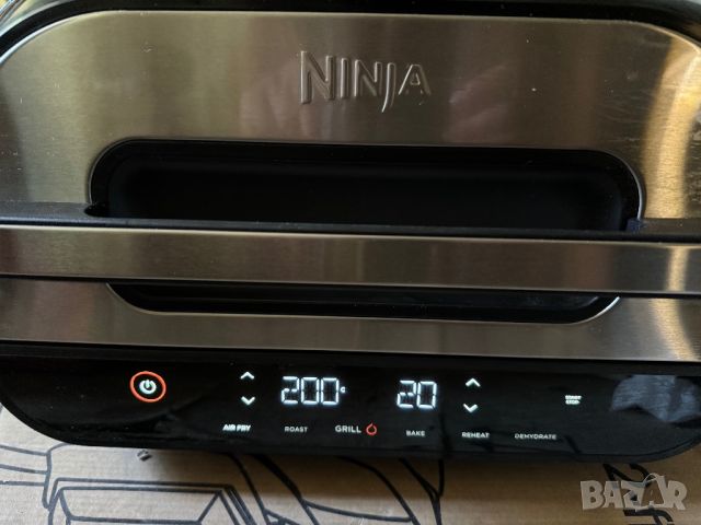 Фритюрник с Горещ Въздух/Електрическа Скара/Еър Фрайър - Ninja AG551EU, 2460W, 6 Функции!, снимка 10 - Фритюрници - 46809529