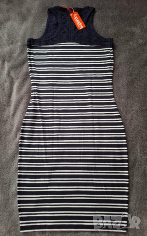  Памучна рокля SuperDry S/M, снимка 2 - Рокли - 52453337