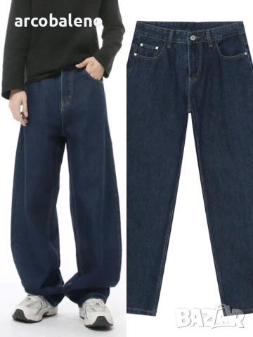 Мъжки изпрани широки дънки, 5цвята , снимка 3 - Дънки - 51514966