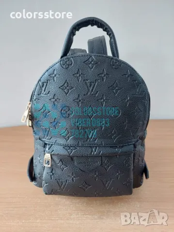 Черна раница  Louis Vuitton кодSG48, снимка 1 - Раници - 43956467