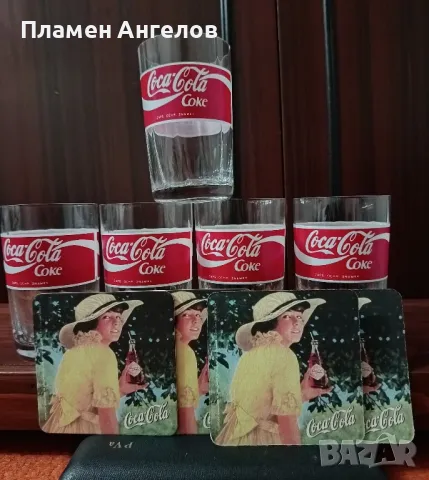 стъклени чаши Coca Cola-Кока Кола, снимка 2 - Сервизи - 48175246