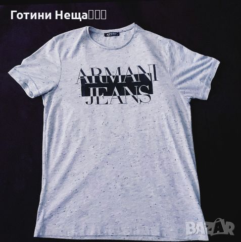 ✔🥰 ОРИГИНАЛ❗Мъжка тениска Armani AJ❗✅, снимка 2 - Тениски - 45506743