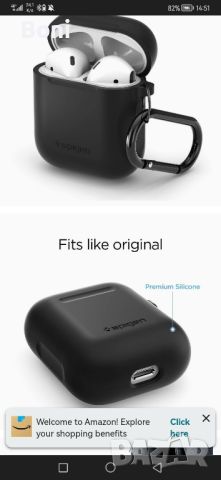 Spigen Airpods silicone Case , снимка 5 - Bluetooth слушалки - 45131045