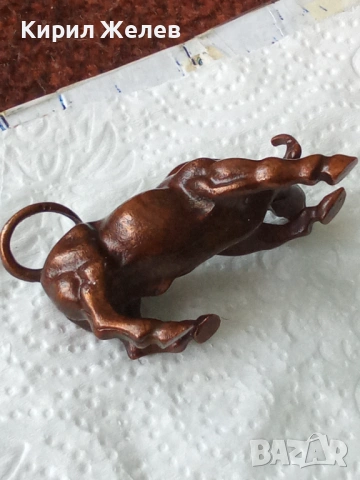 Бронзова фигурка на бик 45030, снимка 3 - Колекции - 54199538