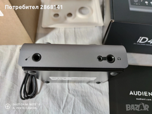 Аудио интерфейс Audient ID4 - 2 входа – 2 изхода USB C, снимка 4 - Ресийвъри, усилватели, смесителни пултове - 53417001