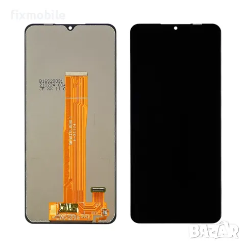 Дисплей за SAMSUNG A022F/ A125F/ A326 Galaxy A02/ A12/ A32 5G с черен тъчскрийн, снимка 1 - Резервни части за телефони - 47632127