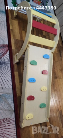 Дървен детски център 6 в 1, снимка 2 - Играчки за стая - 53565020