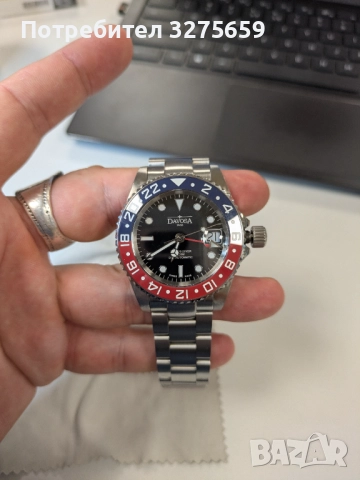 Часовник Davosa Ternos Ceramic GMT, снимка 2 - Мъжки - 52585312