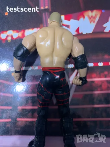 Екшън фигура WWE Unmasked Kane WWF 2003 Ruthless Aggression играчка Big Red Machine, снимка 4 - Колекции - 48361514