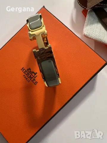 Сива гривна Hermes, снимка 2 - Гривни - 48044100