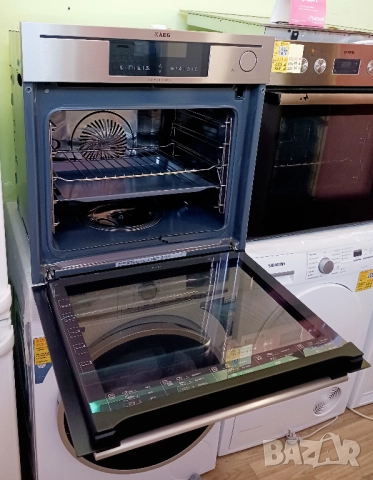Фурна за вграждане с пара  AEG, снимка 7 - Печки, фурни - 51451818
