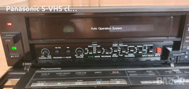 Видео рекордер Panasonic NV-FS1 S-VHS Hi-Fi stereo Sp/Lp , снимка 3 - Плейъри, домашно кино, прожектори - 53909659