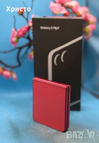 ГАРАНЦИОНЕН!!! Samsung Galaxy Z Flip7, 12GB RAM, 512GB, 5G, Coralred , снимка 4 - Samsung - 53075626
