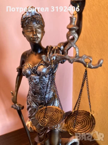 Статуетка Темида, снимка 5 - Статуетки - 50459714