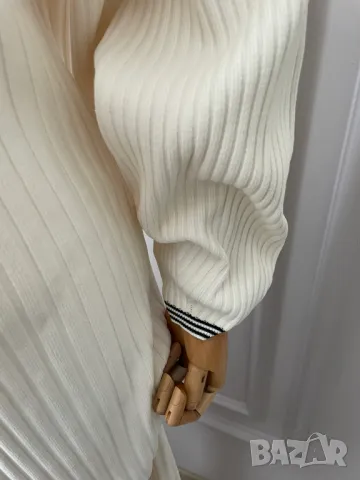 STEFANEL Плетена рокля с дълбоко деколте, XL, снимка 2 - Рокли - 49263222