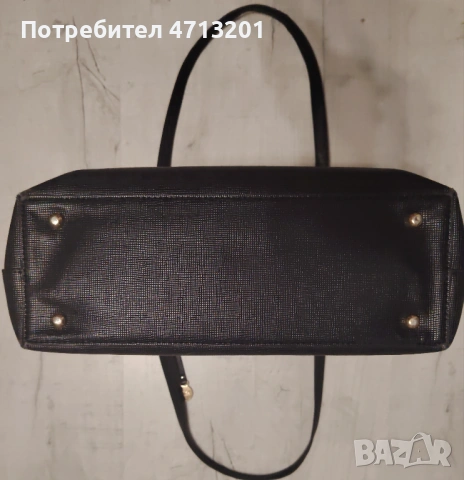 Черна чанта L.Credi, снимка 3 - Чанти - 53179172