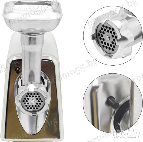 Електрическа Месомелачка 2800W с Остриета от Неръждаема Стомана, снимка 4 - Месомелачки - 52596167