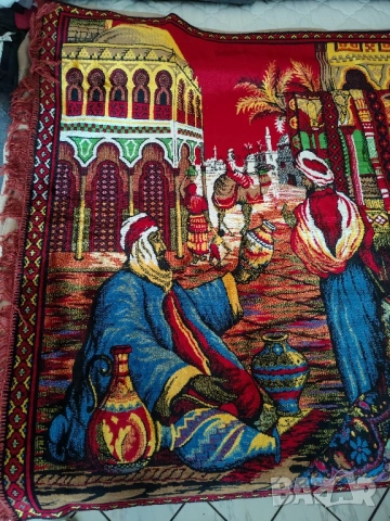 Килим, кавьор за стена, ориенталски мотив. , снимка 2 - Декорация за дома - 51798869