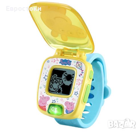 Детски часовник VTech Peppa Pig, интерактивна играчка образователен часовник Пепа Пиг, снимка 6 - Образователни игри - 45604783