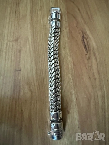 Buddha to Buddha- Ben XL-сребърна гривна, снимка 3 - Гривни - 54166426