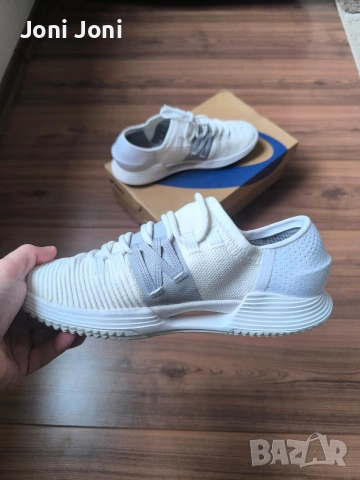 Маратонки Under Armour – бели – почти нови – оригинални 42, снимка 4 - Маратонки - 53616221