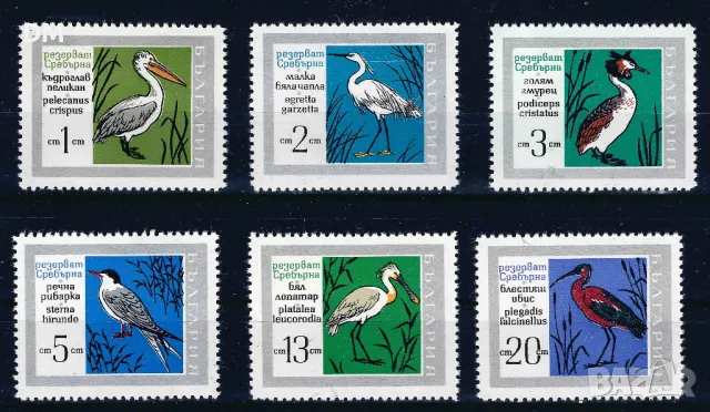 България 1968 - фауна птици MNH, снимка 1 - Филателия - 48344065