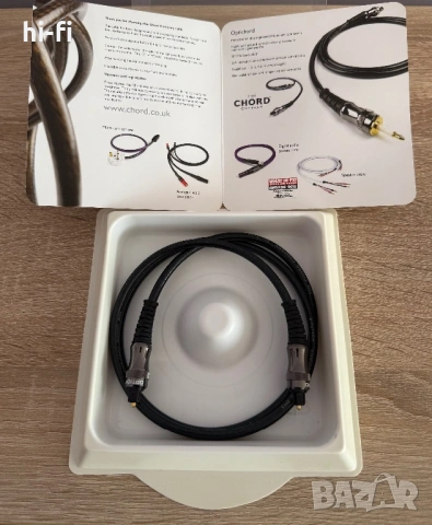 Chord Optichord Toslink / Оптичен дигитален кабел, снимка 2 - Ресийвъри, усилватели, смесителни пултове - 53944157